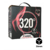 charbons 320 cubes 26mm 4kg
