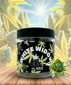 Flor de CBG White Widow, 15 Gramas