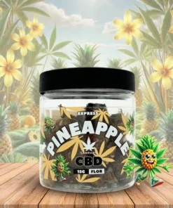 Flor de CBD Pineapple Express, 15 Gramas