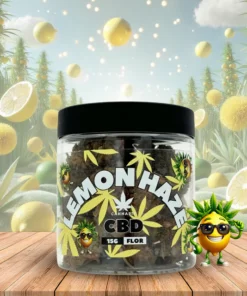 Flor de CBD Lemon Haze, 15 Gramas