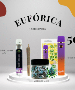 Pacote Experiência Eufórica, 3 variedades de 10-OH