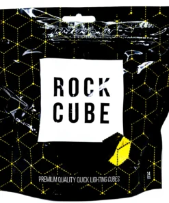 Rock Cube Carvão – Potência e Queima Uniforme para Shisha