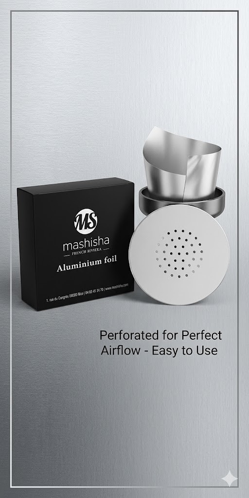 Aluminio Mashisha redondo furado ao meio