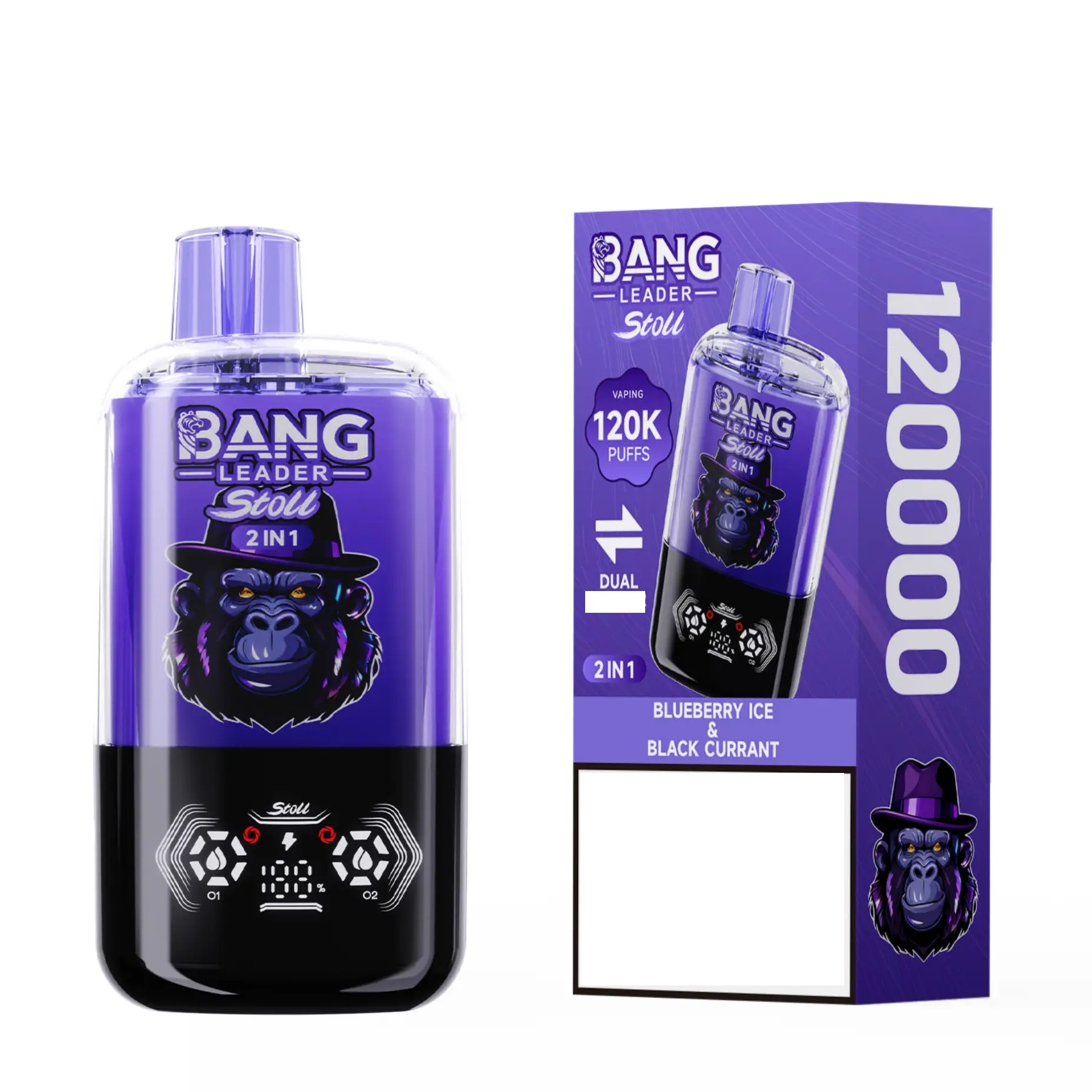 BANG LEADER 120k Puffs – Mirtilo Menta e Groselha