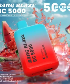 Bang Blaze BC 5000 5K Puff Vape Descartável | Melancia e Gelo
