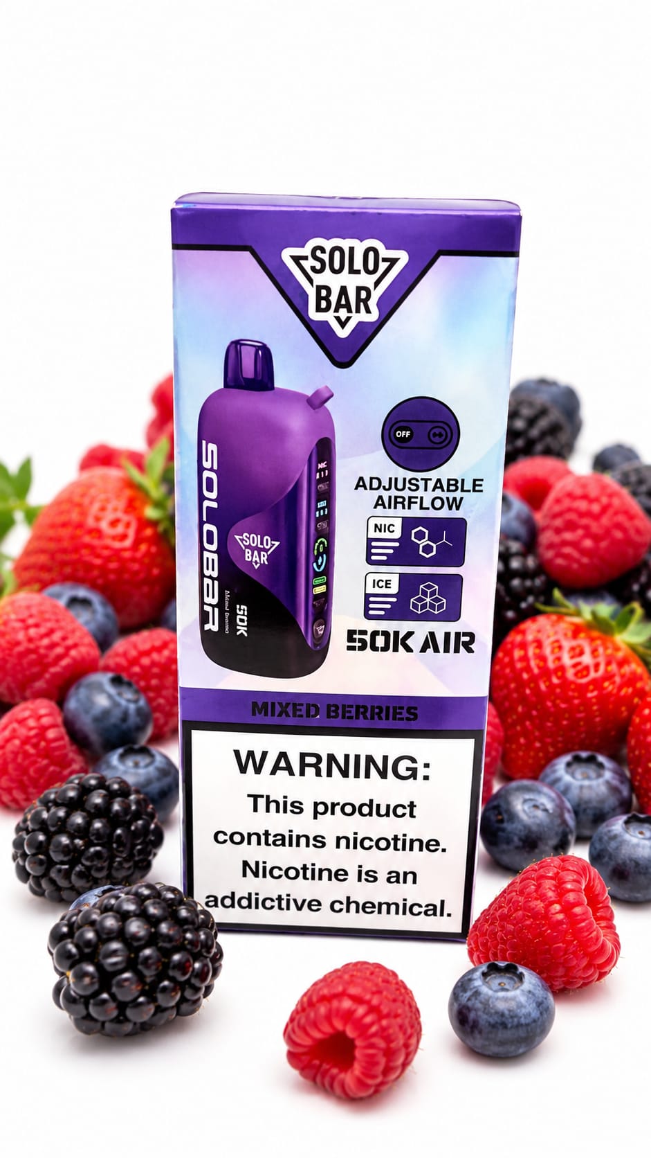 VAPER SOLO BAR 50K - MIX BERRIS